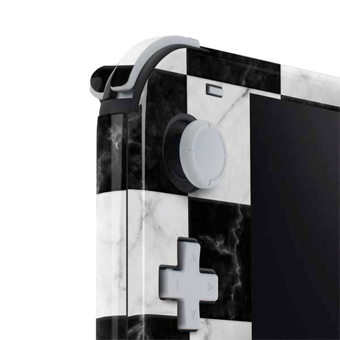 Checkered Marble Nintendo Switch Lite Skin
