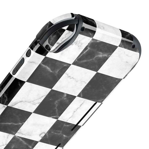 Checkered Marble Nintendo Switch Lite Skin