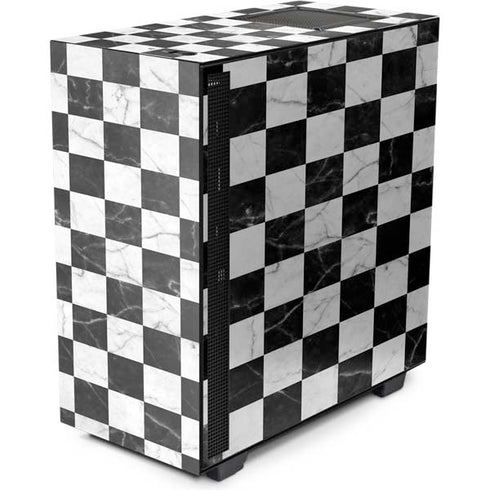 Checkered Marble NZXT H510 Compact ATX Mid-Tower Case Skin