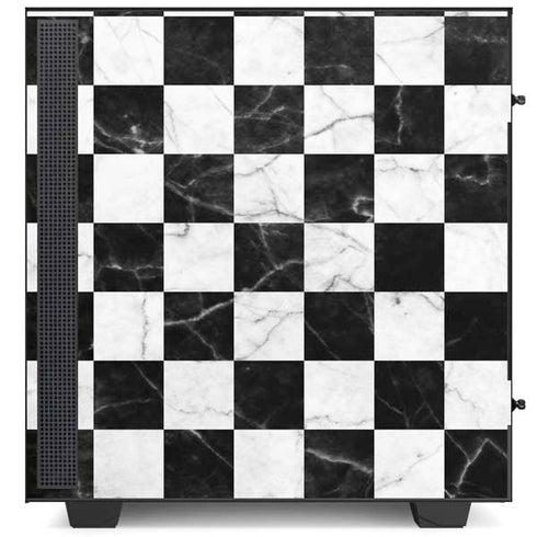 Checkered Marble NZXT H510 Compact ATX Mid-Tower Case Skin