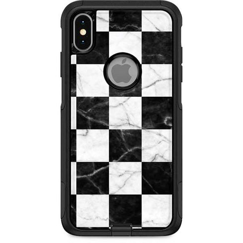 Checkered Marble Otterbox Commuter iPhone Skin