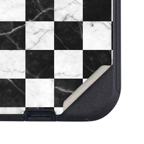 Checkered Marble Otterbox Defender iPhone Skin