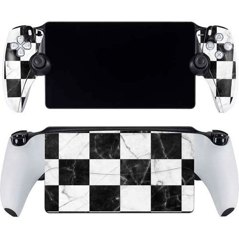 Checkered Marble PlayStation Portal Remote Player Skin