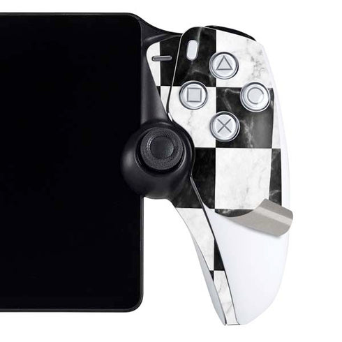 Checkered Marble PlayStation Portal Remote Player Skin