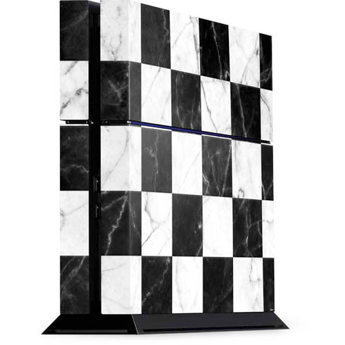 Checkered Marble PS4 Console Skin