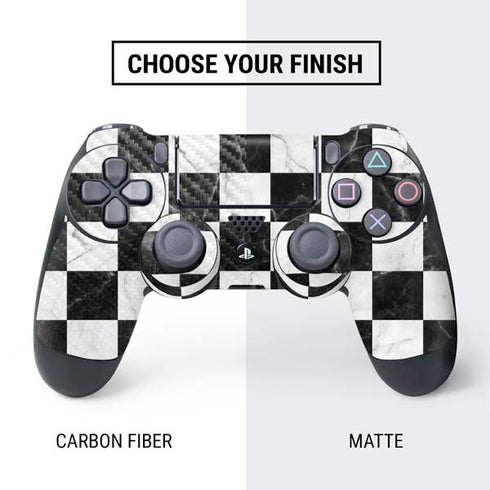 Checkered Marble PS4 Controller Skin