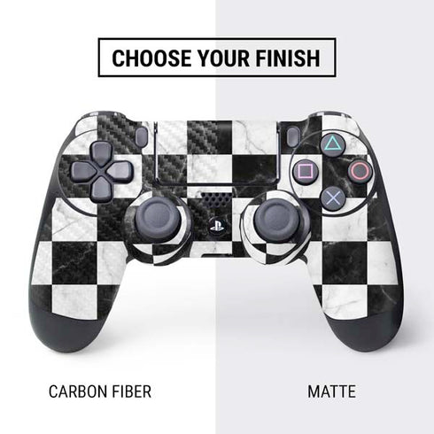 Checkered Marble PS4 Pro/Slim Controller Skin