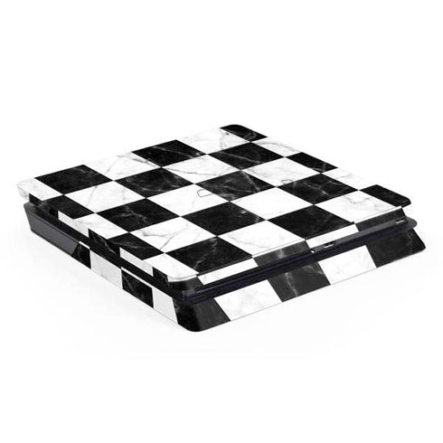 Checkered Marble PS4 Slim Skin