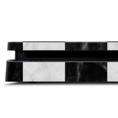 Checkered Marble PS4 Slim Skin