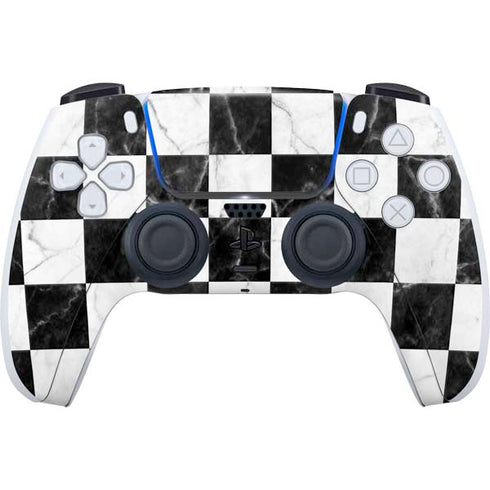 Checkered Marble PS5 Controller Skin