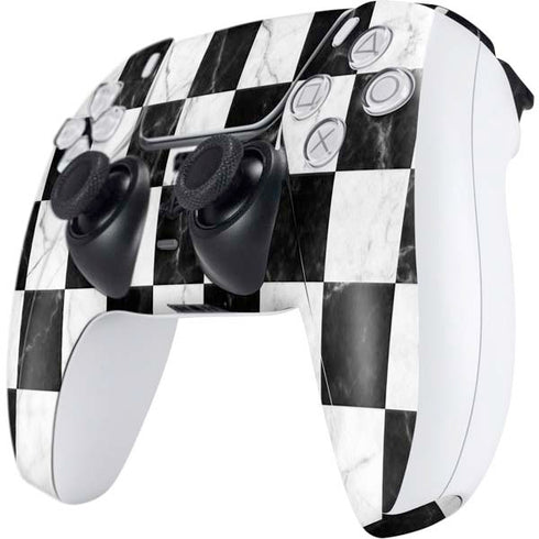 Checkered Marble PS5 Controller Skin