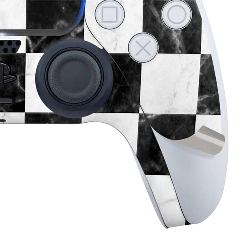 Checkered Marble PS5 Slim Digital Edition Bundle Skin