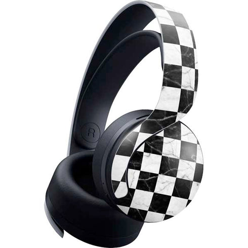 Checkered Marble PULSE 3D Wireless Headset for PS5 Skin