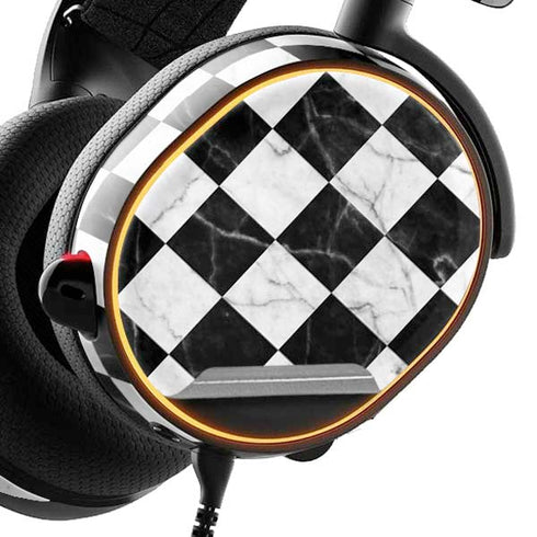 Checkered Marble SteelSeries Arctis 3 Skin