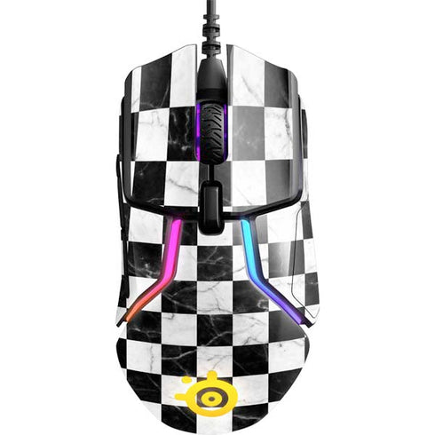 Checkered Marble SteelSeries Rival 600 Gaming Mouse Skin