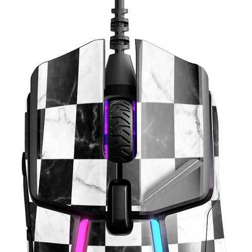 Checkered Marble SteelSeries Rival 600 Gaming Mouse Skin
