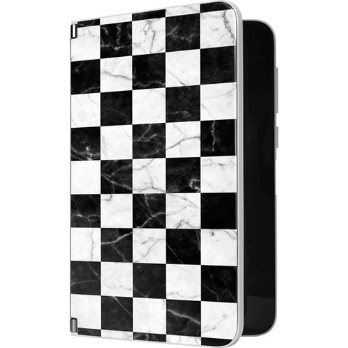 Checkered Marble Surface Duo Skin