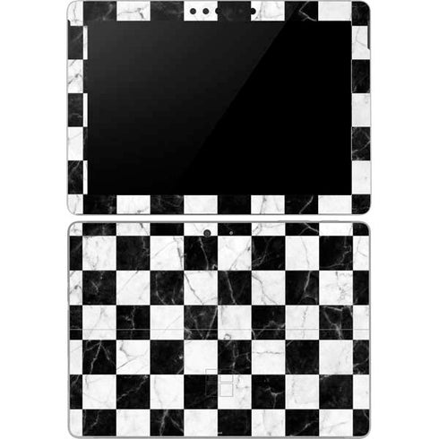 Checkered Marble Surface Go Skin