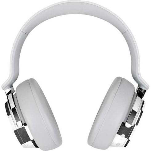 Checkered Marble Surface Headphones Skin