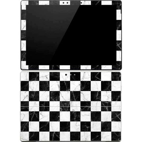 Checkered Marble Surface Pro 4 Skin