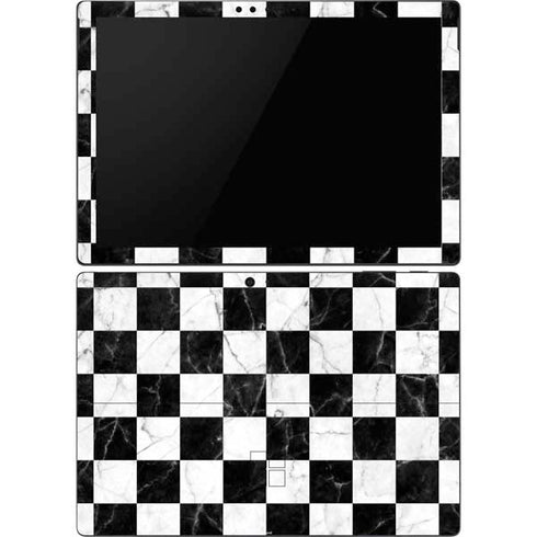 Checkered Marble Surface Pro 6 Skin