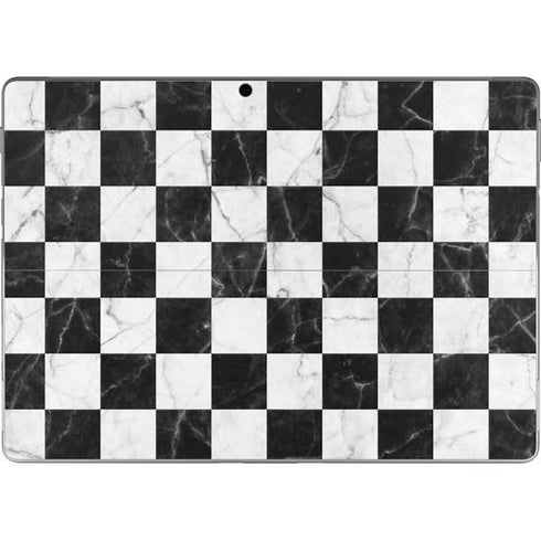 Checkered Marble Surface Pro 8 Skin