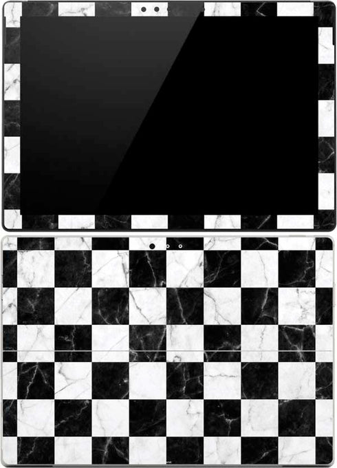Checkered Marble Surface Pro (2017) Skin