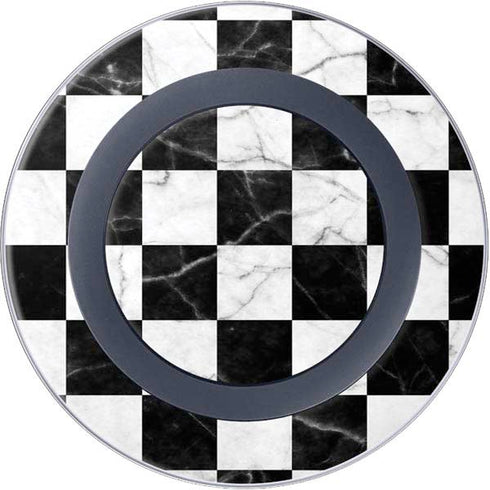Checkered Marble Wireless Charger Skin