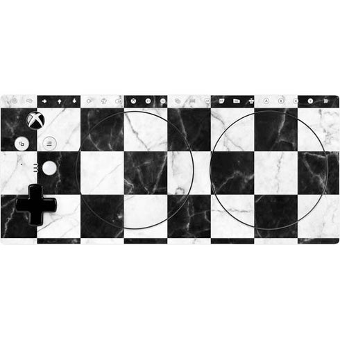 Checkered Marble Xbox Adaptive Controller Skin