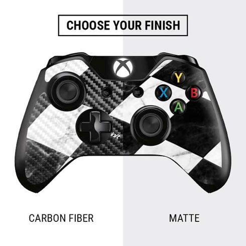 Checkered Marble Xbox One Controller Skin