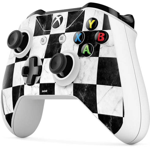 Checkered Marble Xbox One S All-Digital Edition Bundle Skin