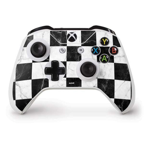 Checkered Marble Xbox One S Controller Skin