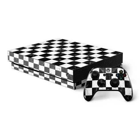 Checkered Marble Xbox One X Bundle Skin