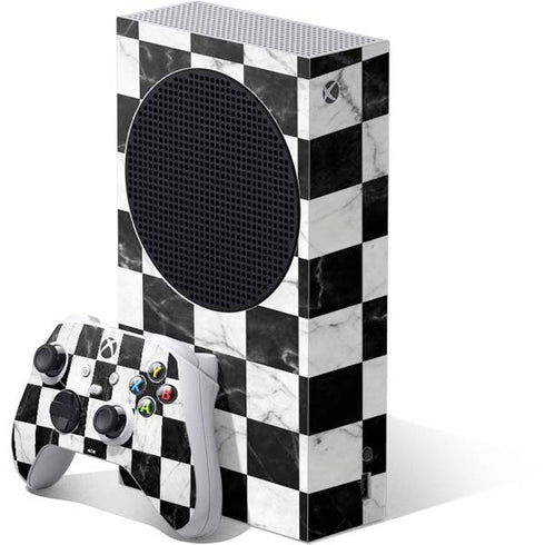 Checkered Marble Xbox Series S Bundle Skin