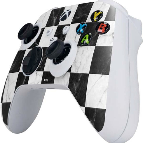 Checkered Marble Xbox Series S Controller Skin
