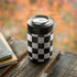 Checkered Marble Yeti Colster Can Insulator Skin