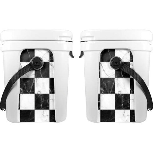 Checkered Marble YETI Roadie 24 Hard Cooler Skin