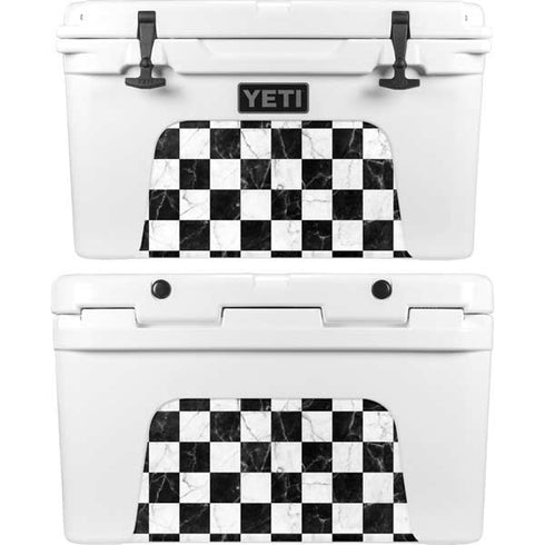 Checkered Marble YETI Tundra 45 Hard Cooler Skin