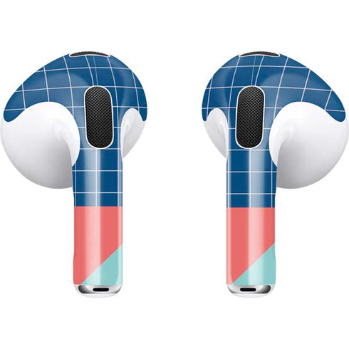 Checkered Split Apple AirPods (3rd Gen 2021) Skin
