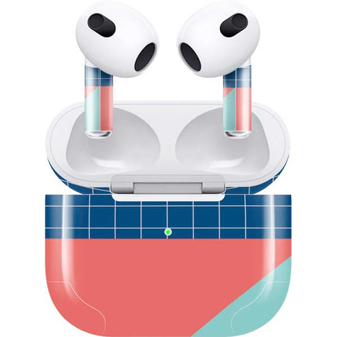 Checkered Split Apple AirPods (3rd Gen 2021) Skin