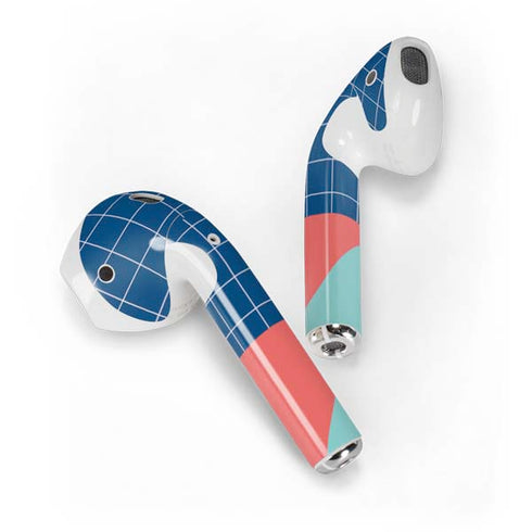 Checkered Split Apple AirPods Skin