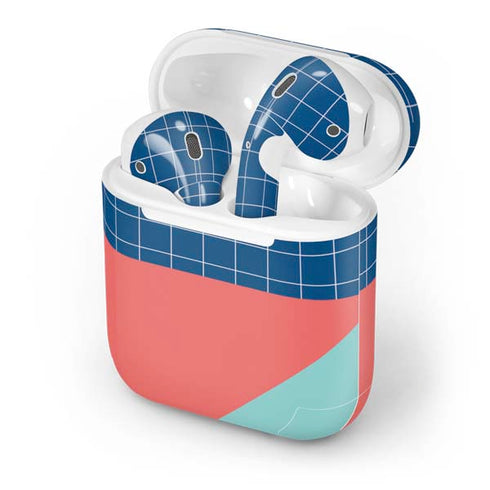 Checkered Split Apple AirPods Skin