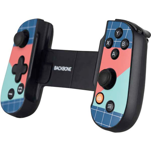 Checkered Split Backbone One for iPhone Game Controller Skin