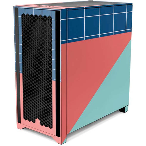 Checkered Split Corsair 4000D Tempered Glass Mid-Tower ATX Case Skin