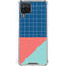 Checkered Split Galaxy A12 Clear Case