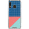 Checkered Split Galaxy A30 Clear Case