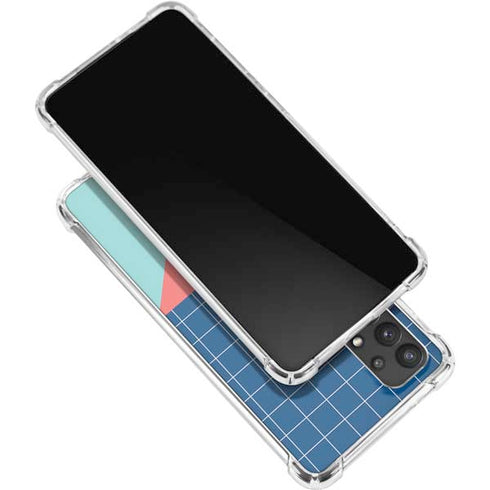 Checkered Split Galaxy A32 5G Clear Case