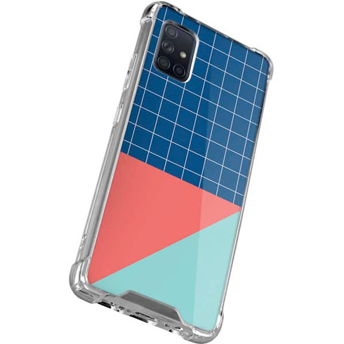 Checkered Split Galaxy A51 5G Clear Case