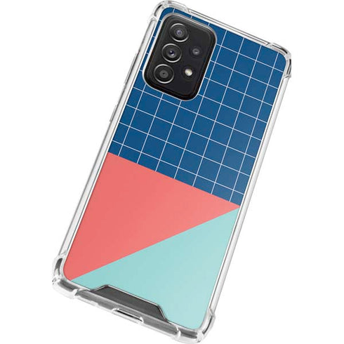 Checkered Split Galaxy A52 5G Clear Case