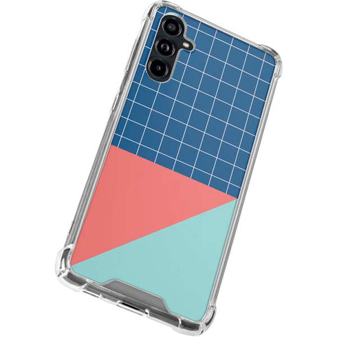 Checkered Split Galaxy A54 5G Clear Case